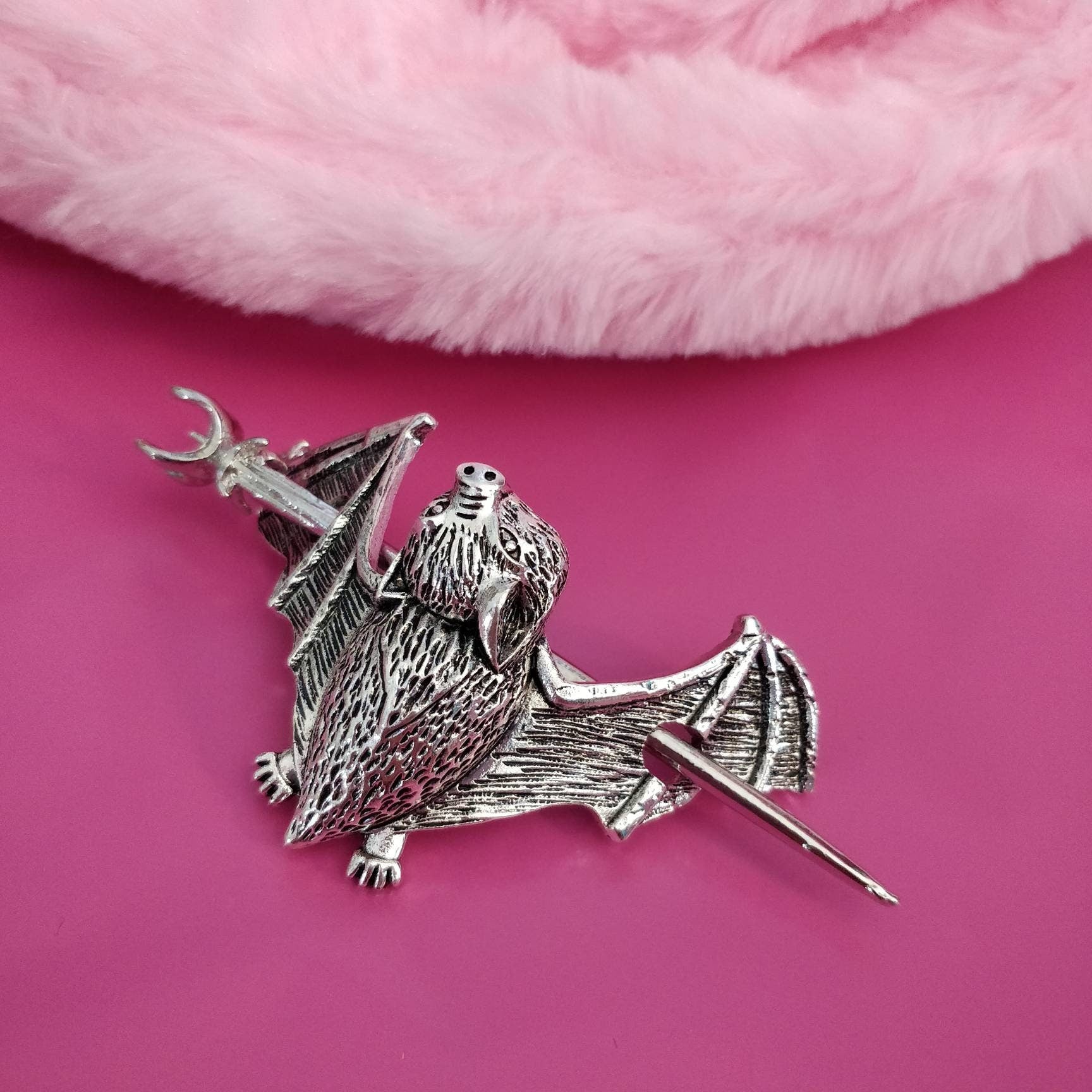 Bat Hair Barrette Hair Clip