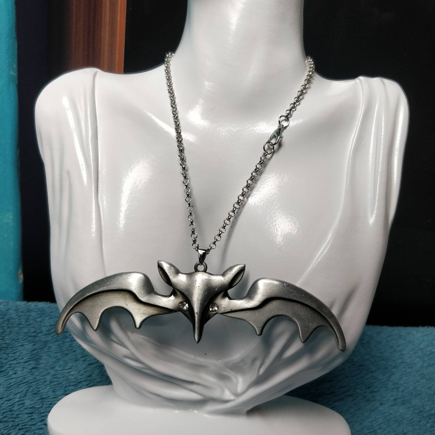 Bat Necklace Lily