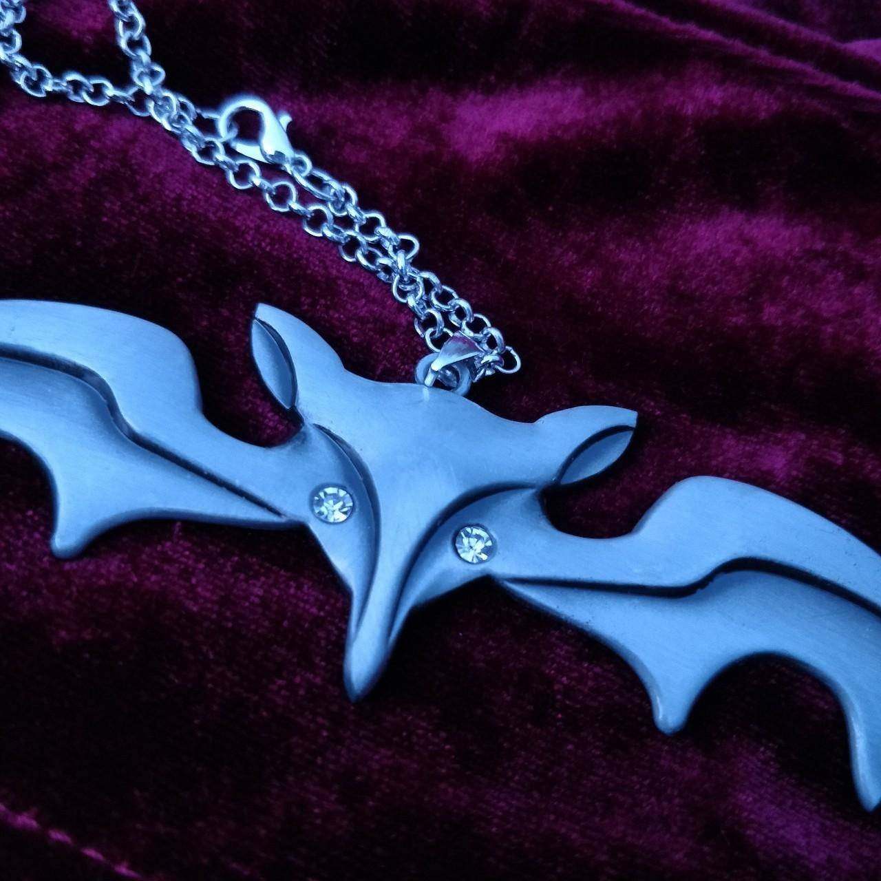 Bat Necklace Lily