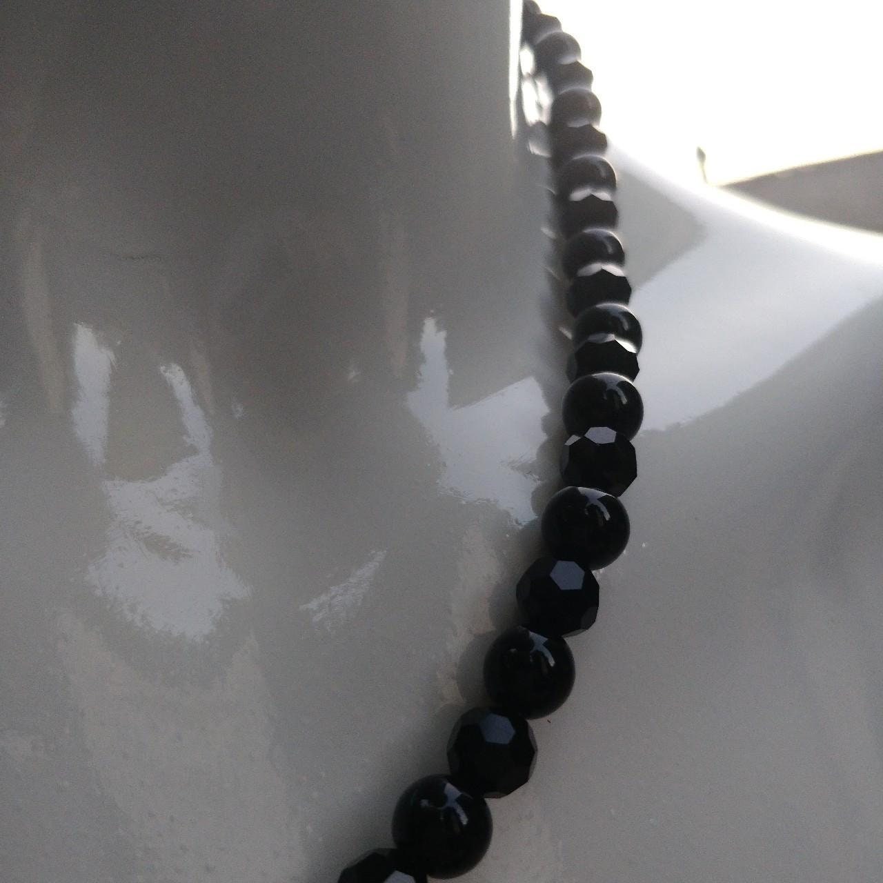 Beaded Crucifix Heart Necklace