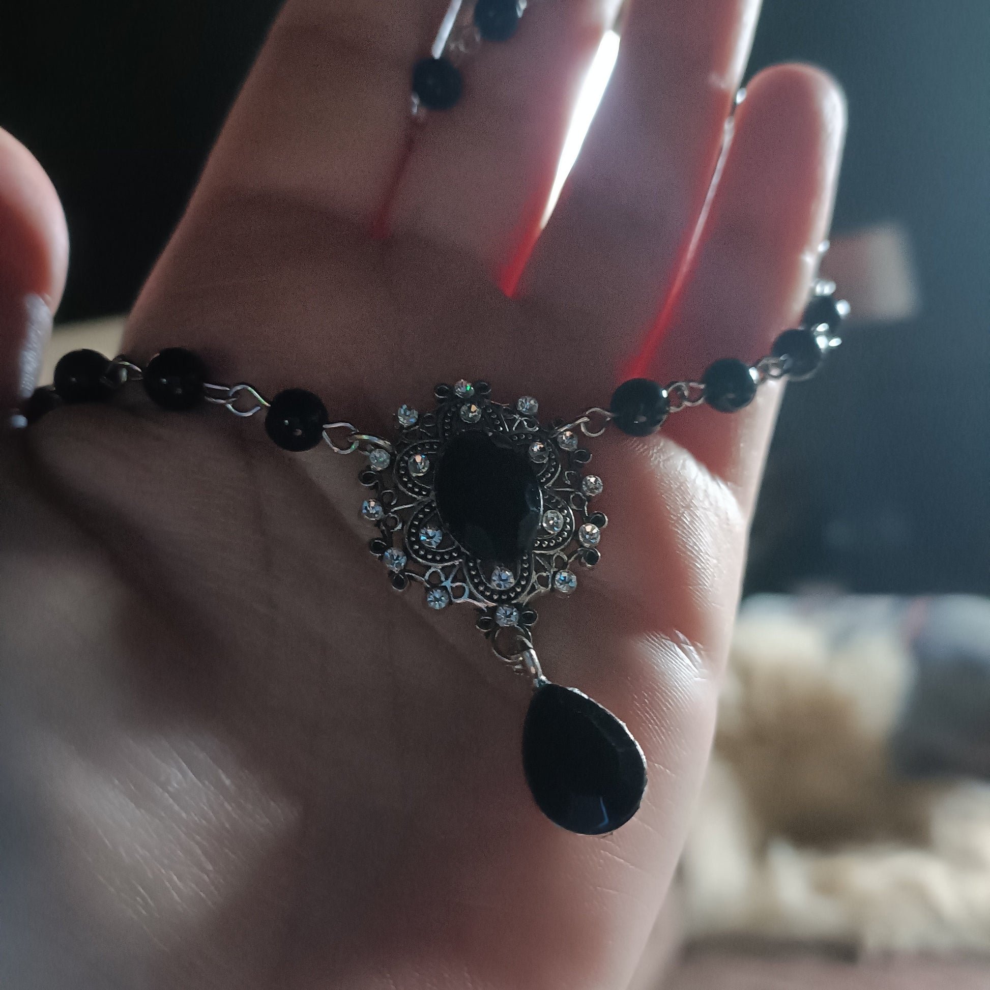 Black Vampire Necklace- Our Lady of the Castle