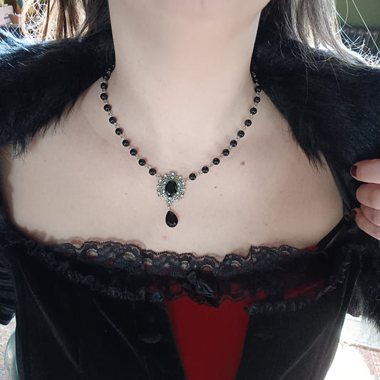 Black Vampire  Necklace