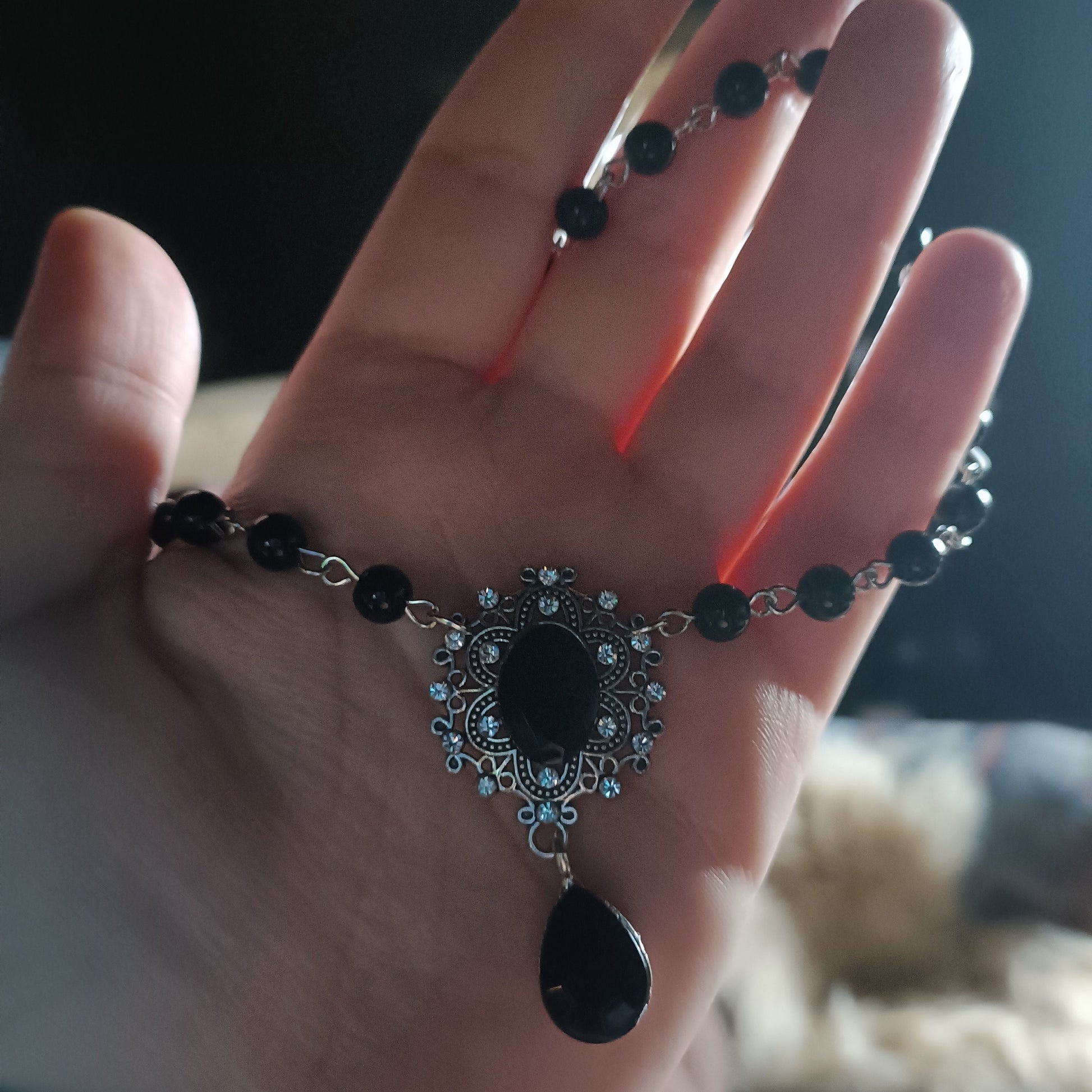Black Vampire Necklace- Our Lady of the Castle