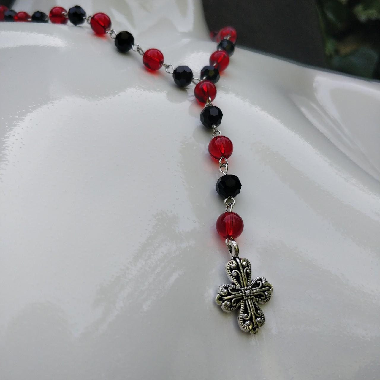 Black and Red Rosary