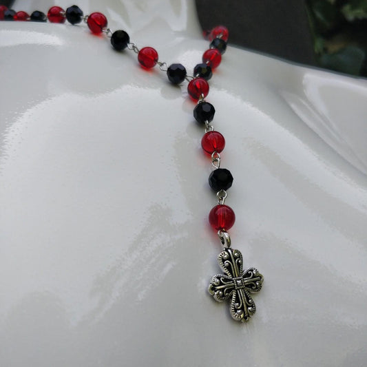 Black and Red Rosary