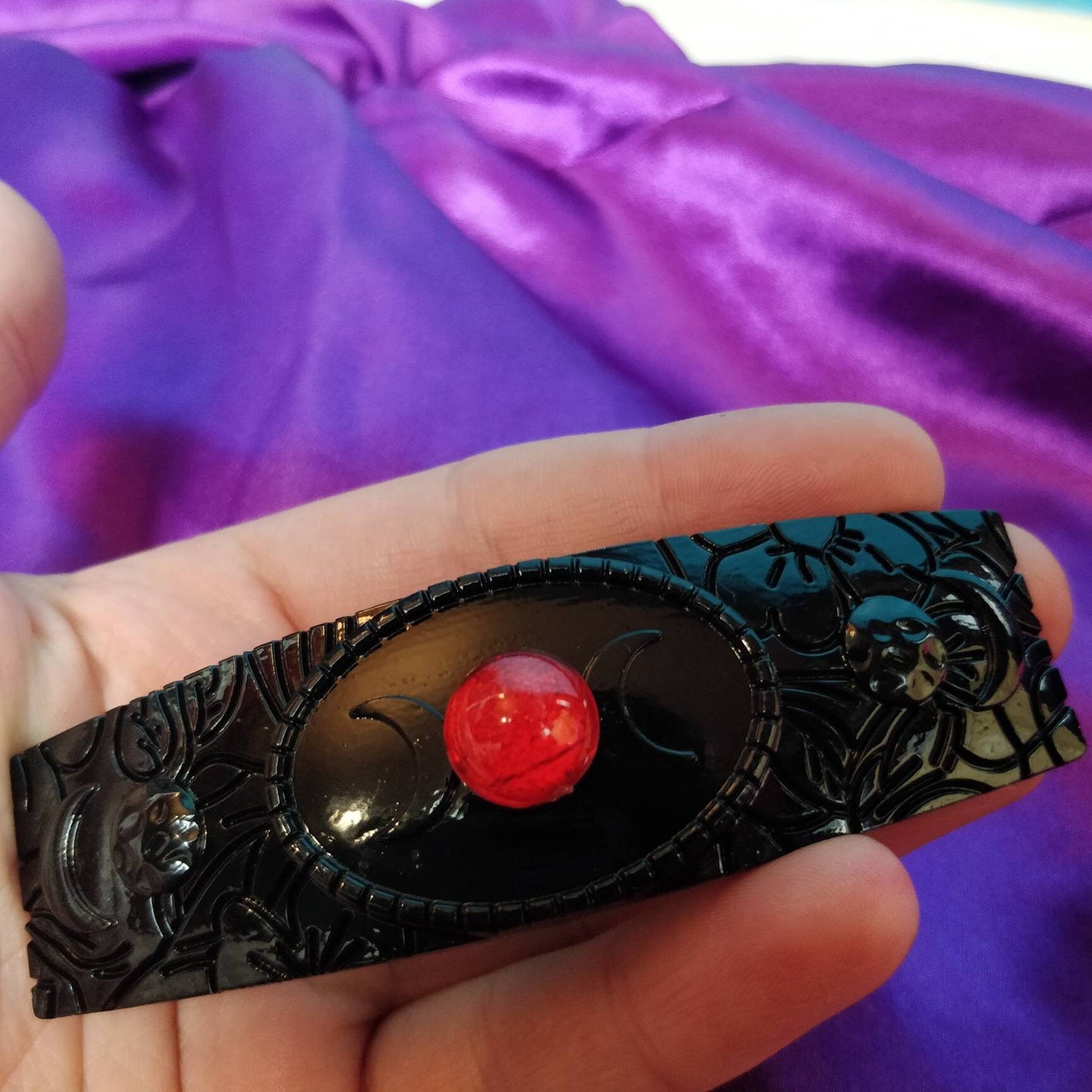 Blood Moon Hair Barrette