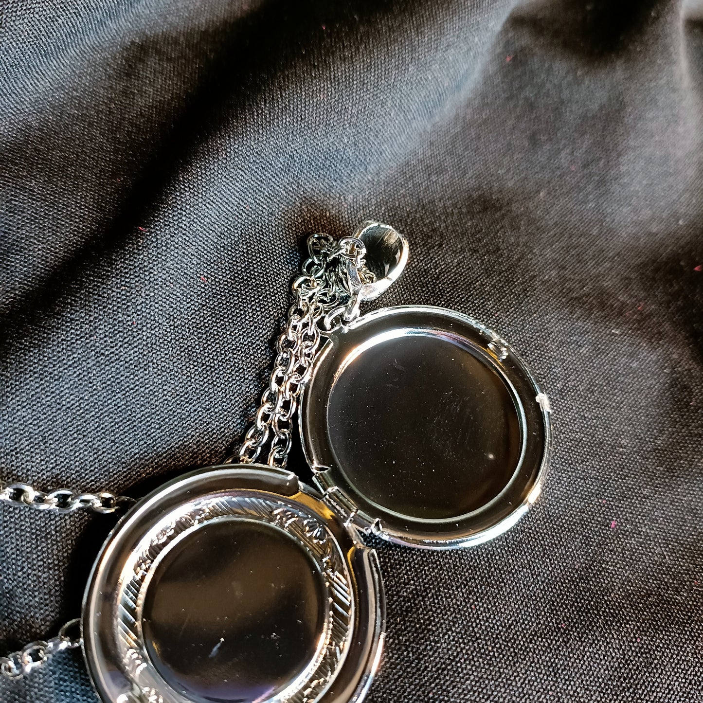 Cat on the Moon Locket Necklace- Whimsigoth photo locket