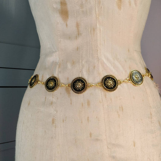 Celestial Sun Belt Retro Boho