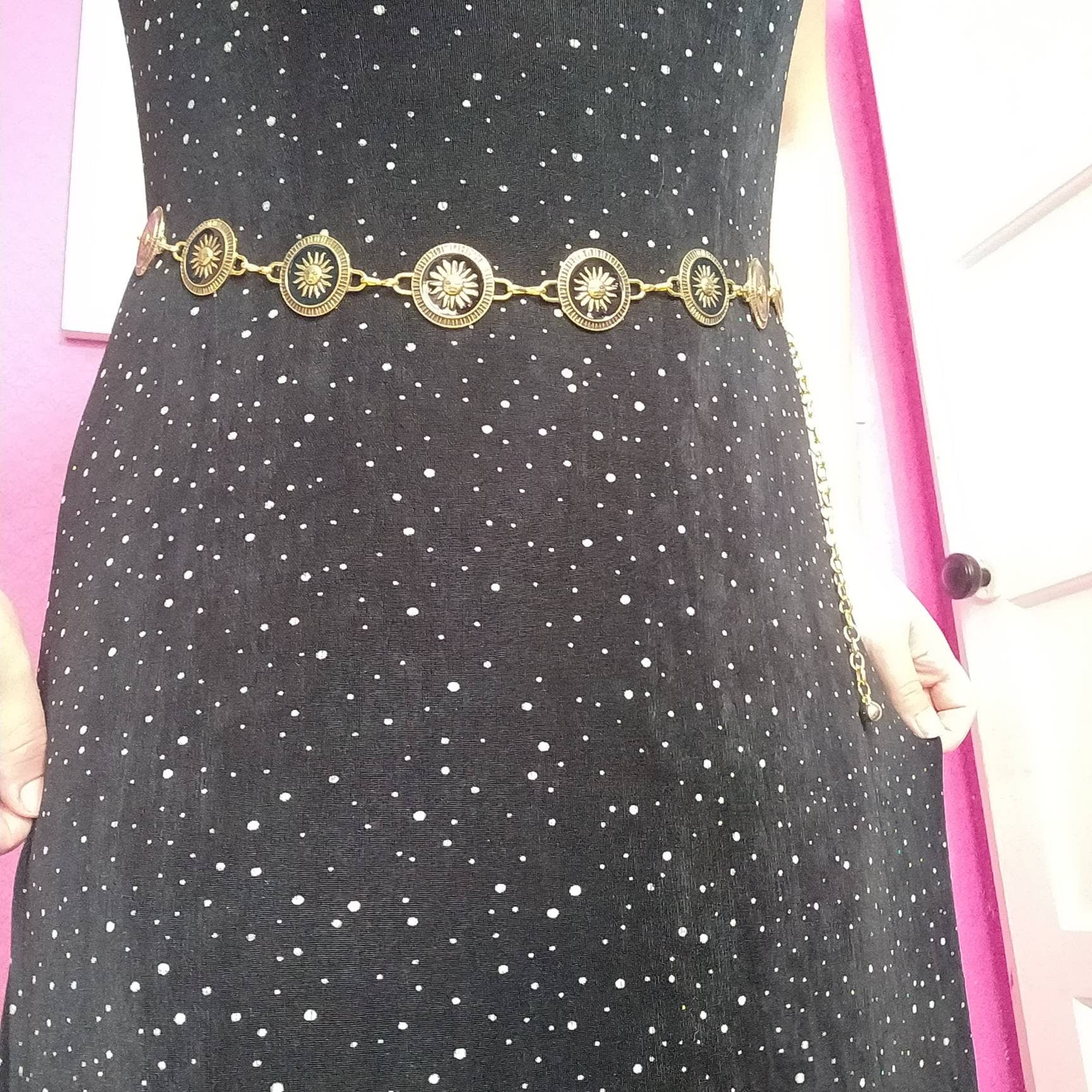 Celestial Sun Belt Retro Whimsigoth Sun