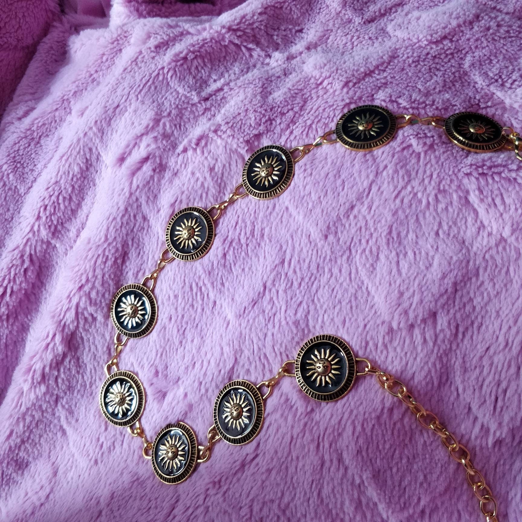 Celestial Sun Belt Retro Whimsigoth Sun