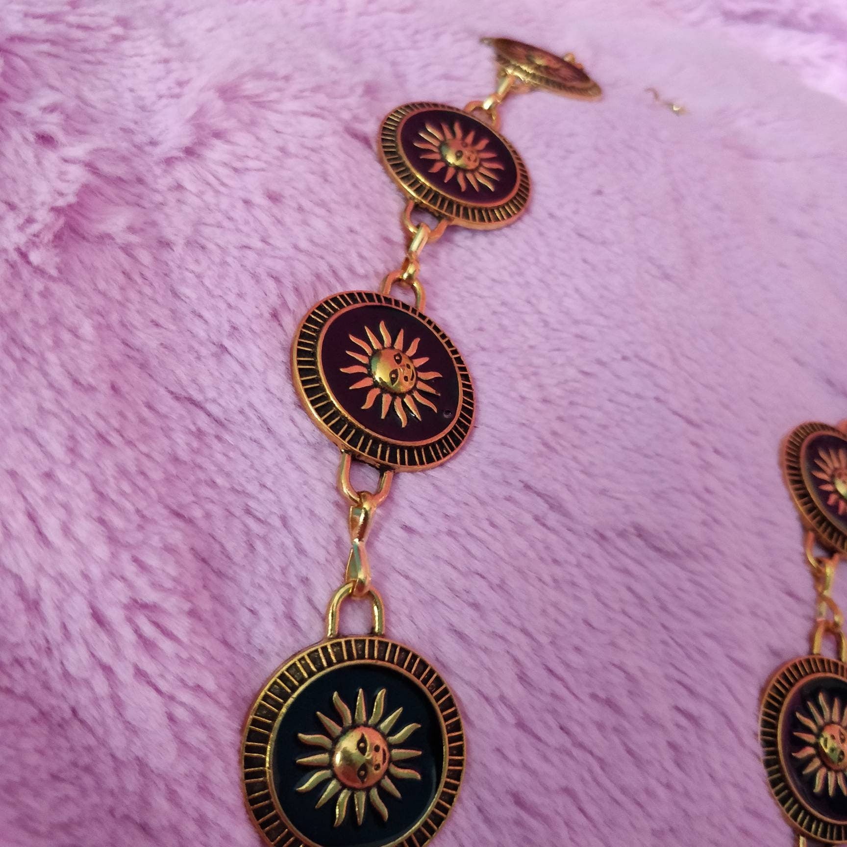 Celestial Sun Belt Retro Whimsigoth Sun