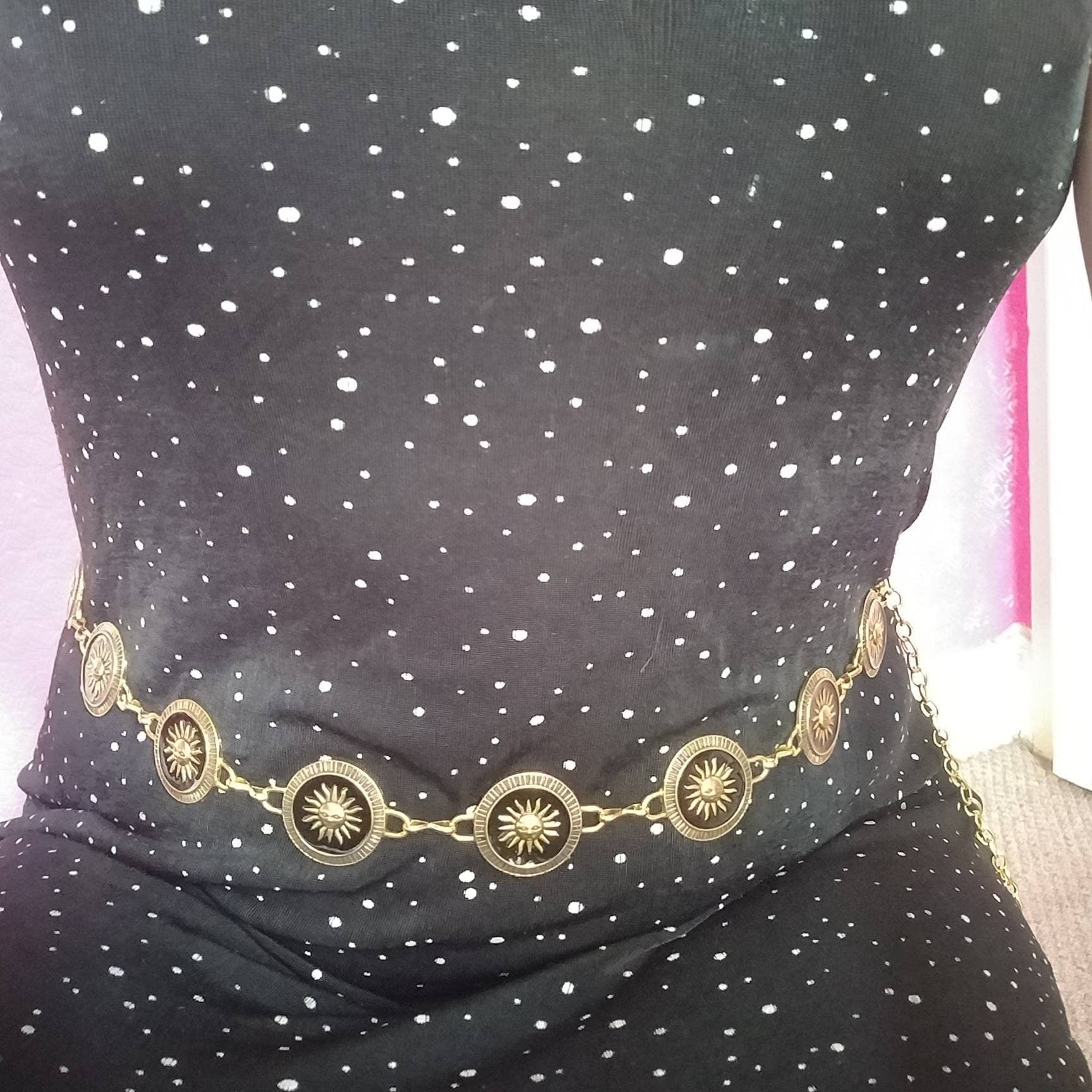 Celestial Sun Belt Retro Whimsigoth Sun
