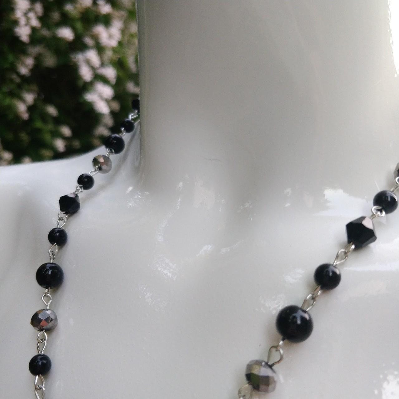 Chunky Beaded Crucifix