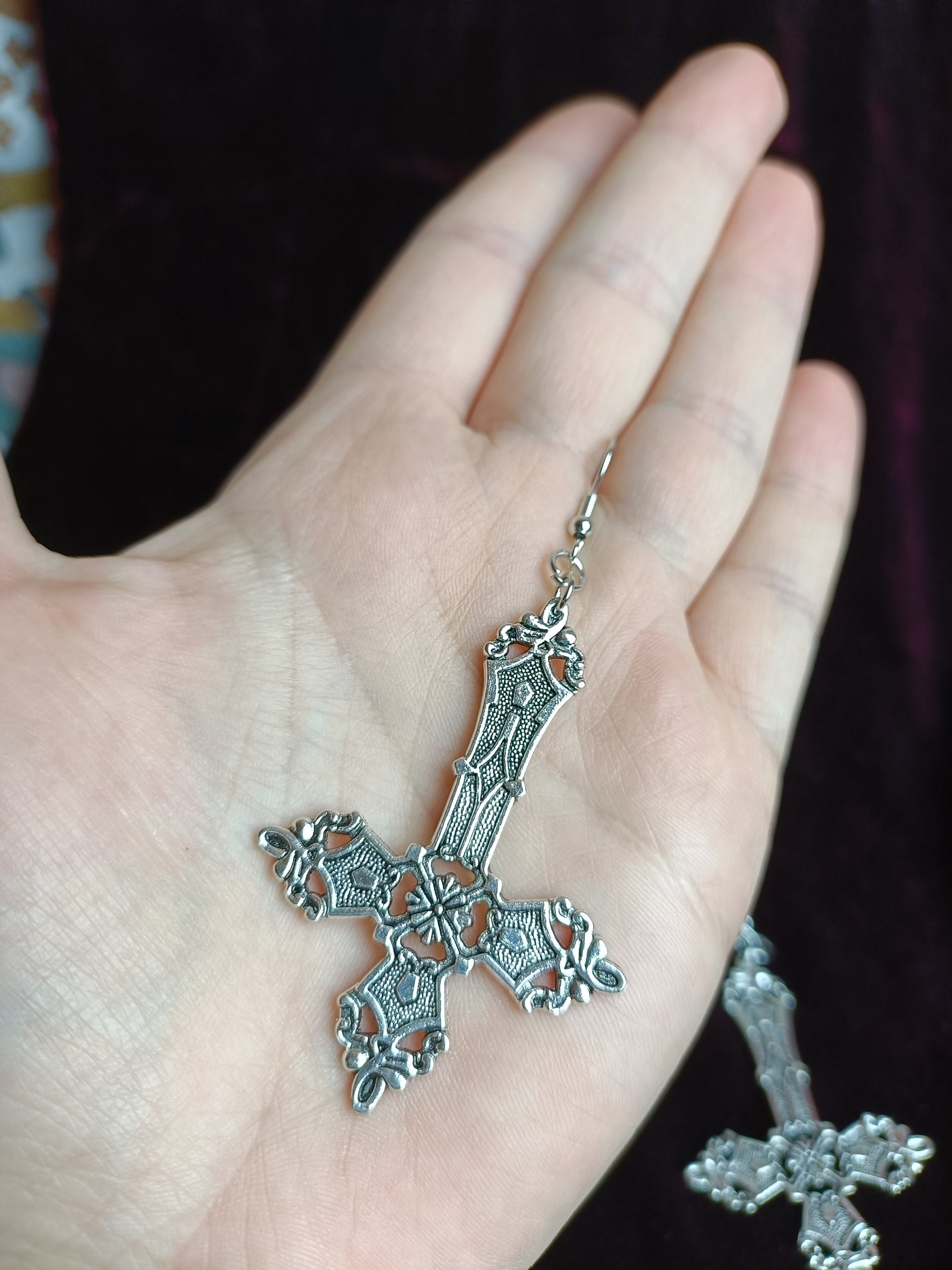 Crucifix Earrings
