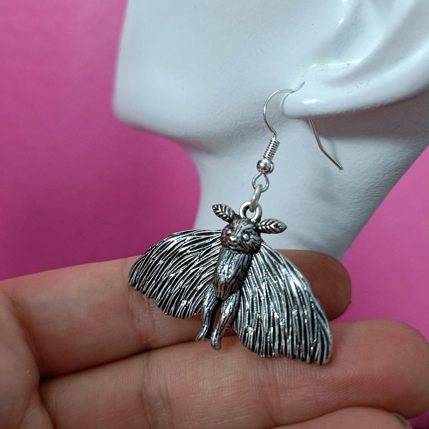 Cryptid Moth Earrings