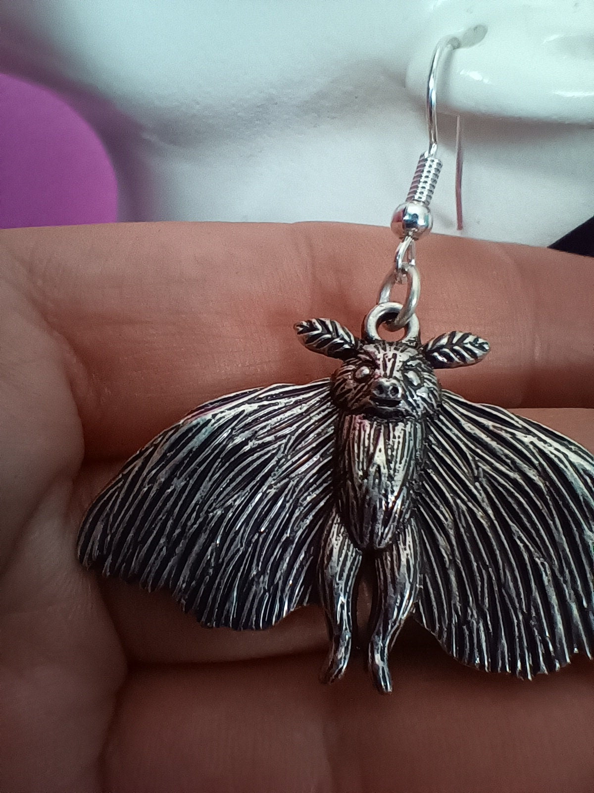 Cryptid Moth Earrings