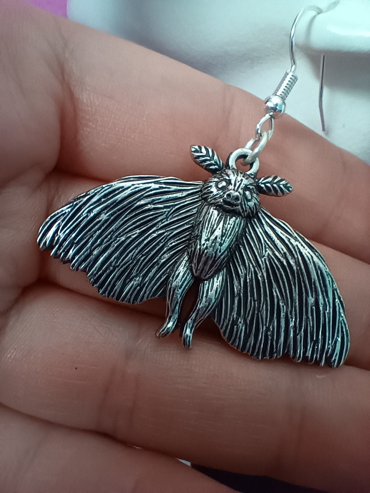 Cryptid Moth Earrings