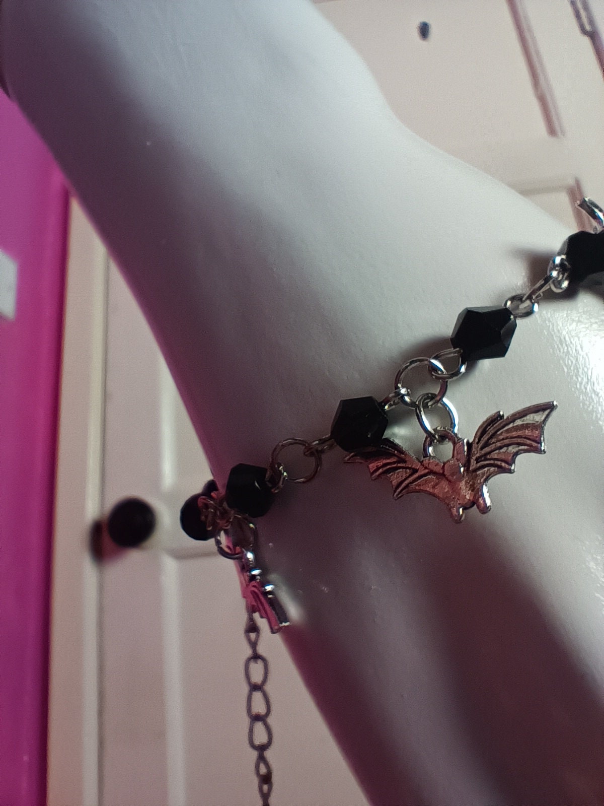 Dainty Bat Bracelet- goth jewellery