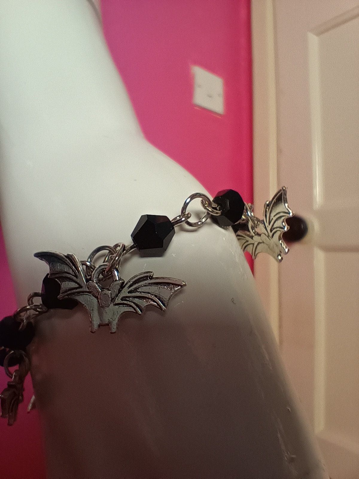 Dainty Bat Bracelet- goth jewellery