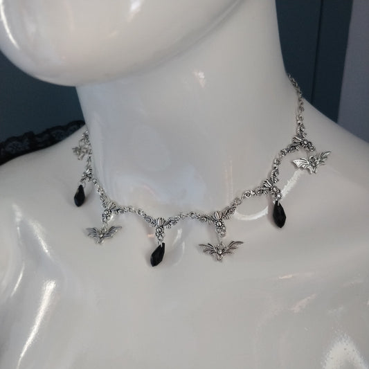 Dainty Bat Necklace