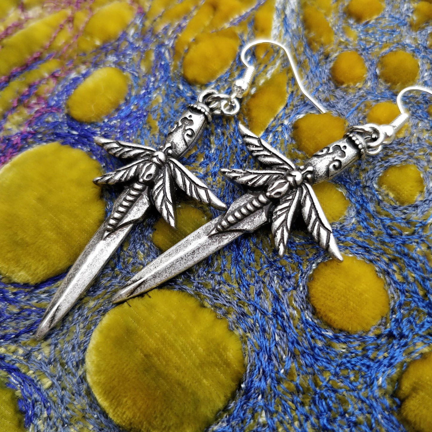 Dragonfly Sword Earrings