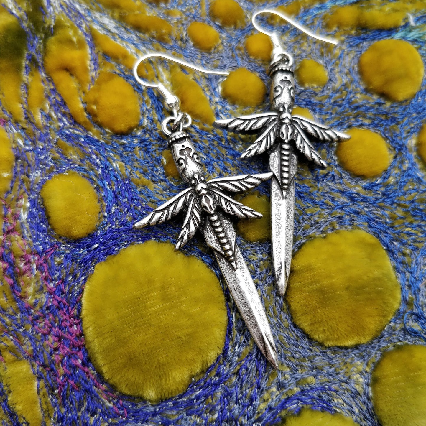 Dragonfly Sword Earrings