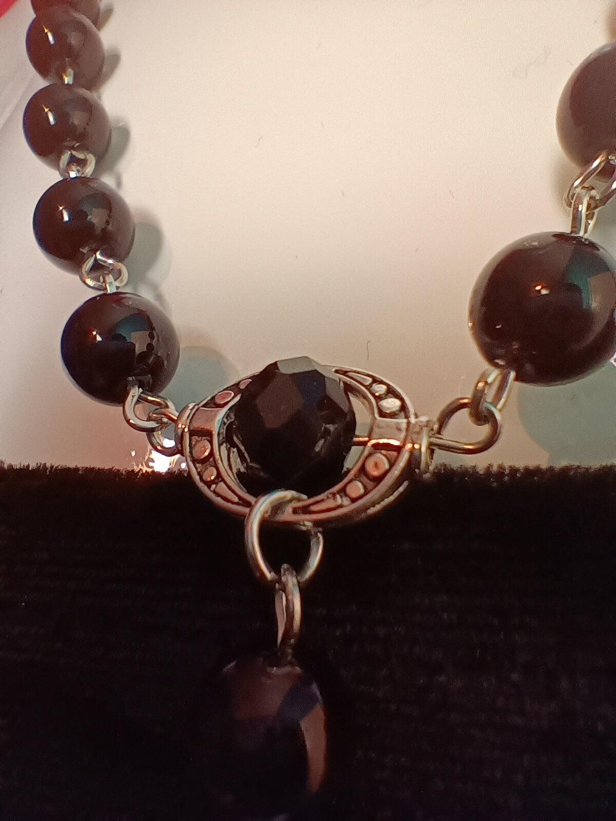 Elegant Bat Crucifix Rosary