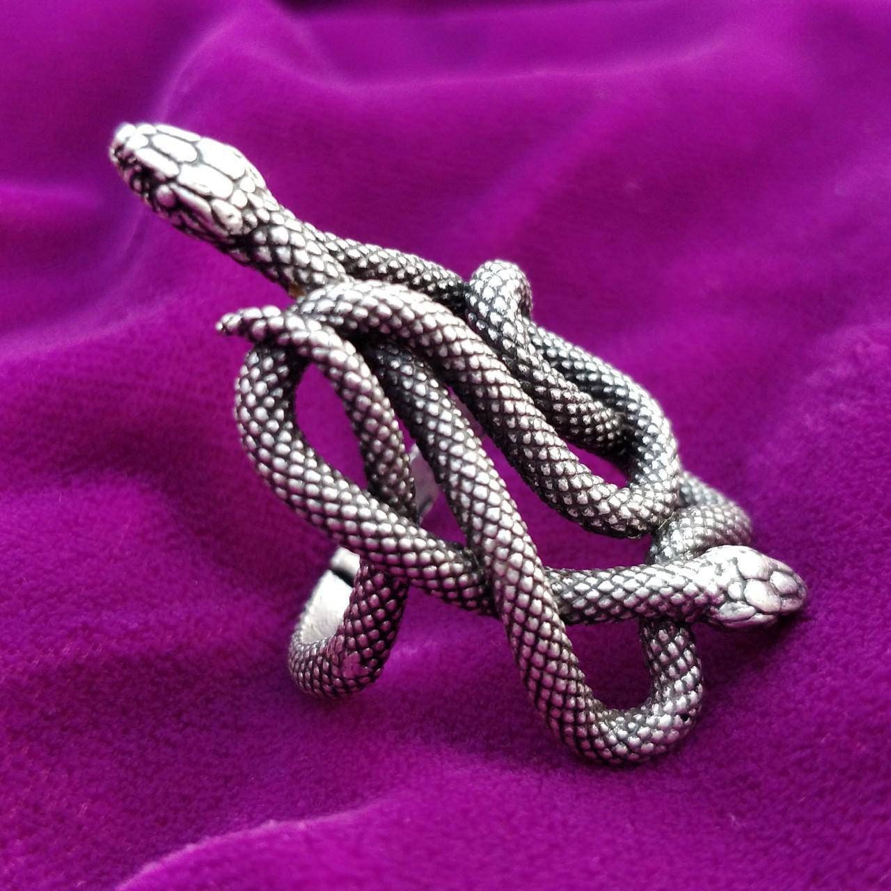 Entwined Snake Ring