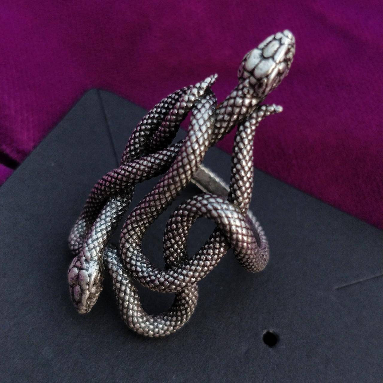 Entwined Snake Ring
