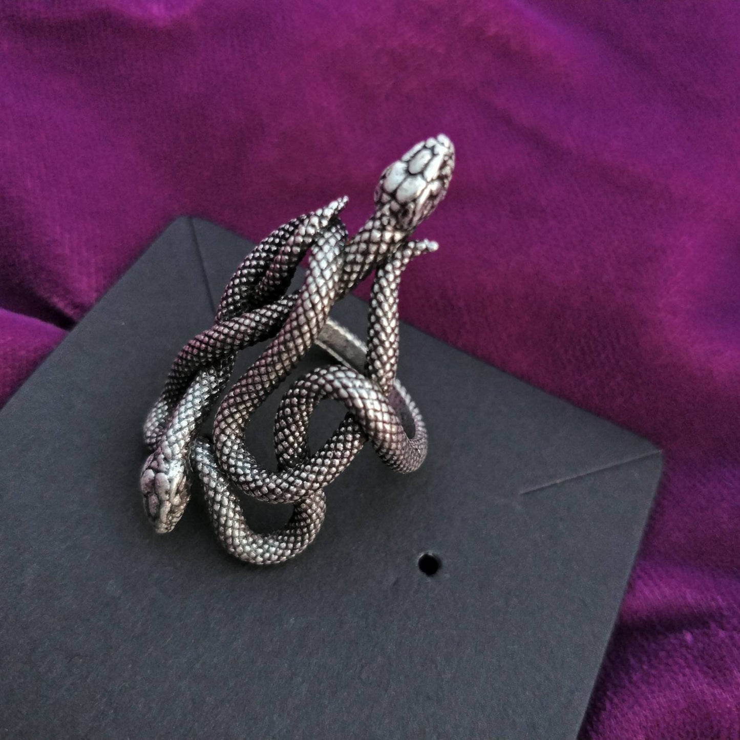 Entwined Snake Ring