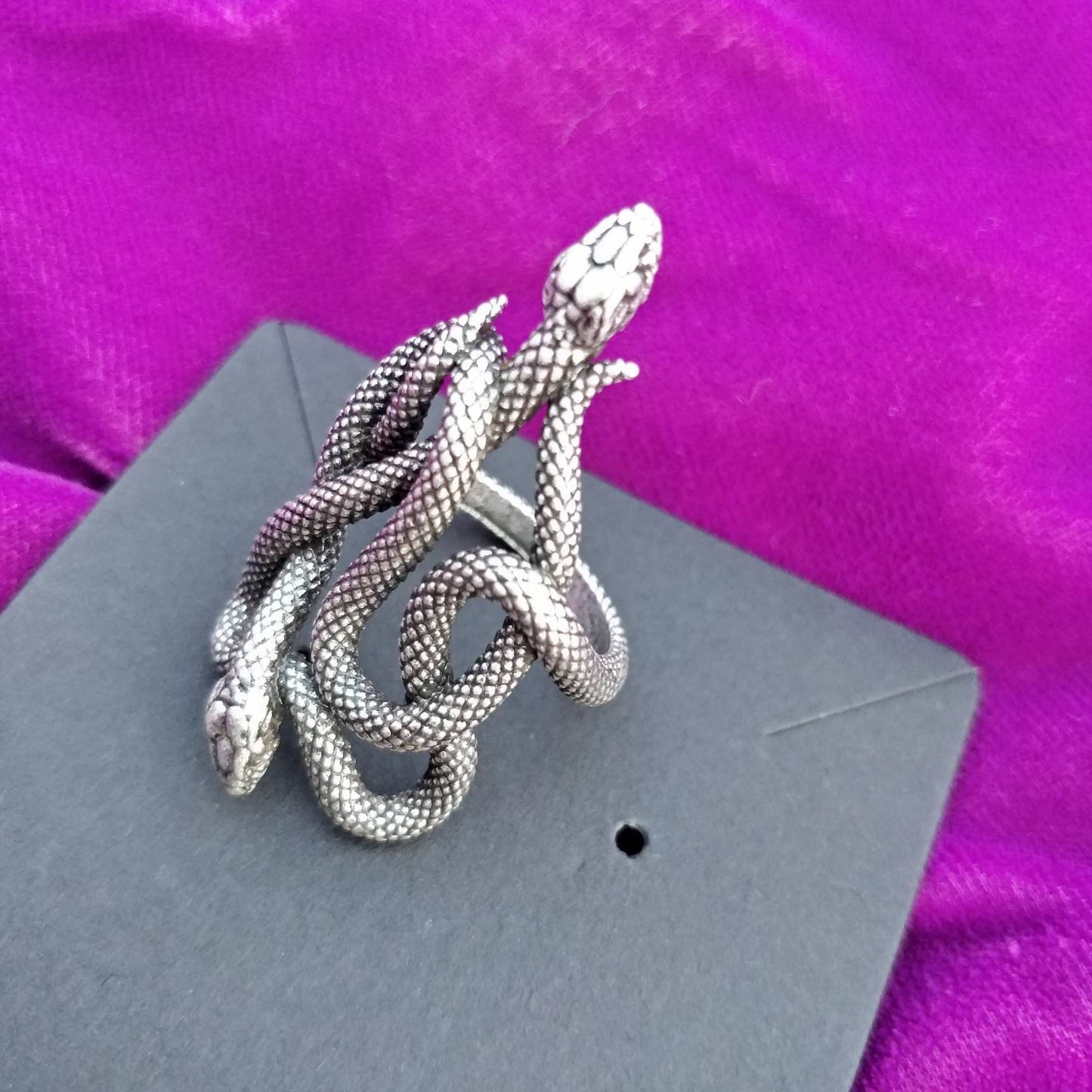 Entwined Snake Ring