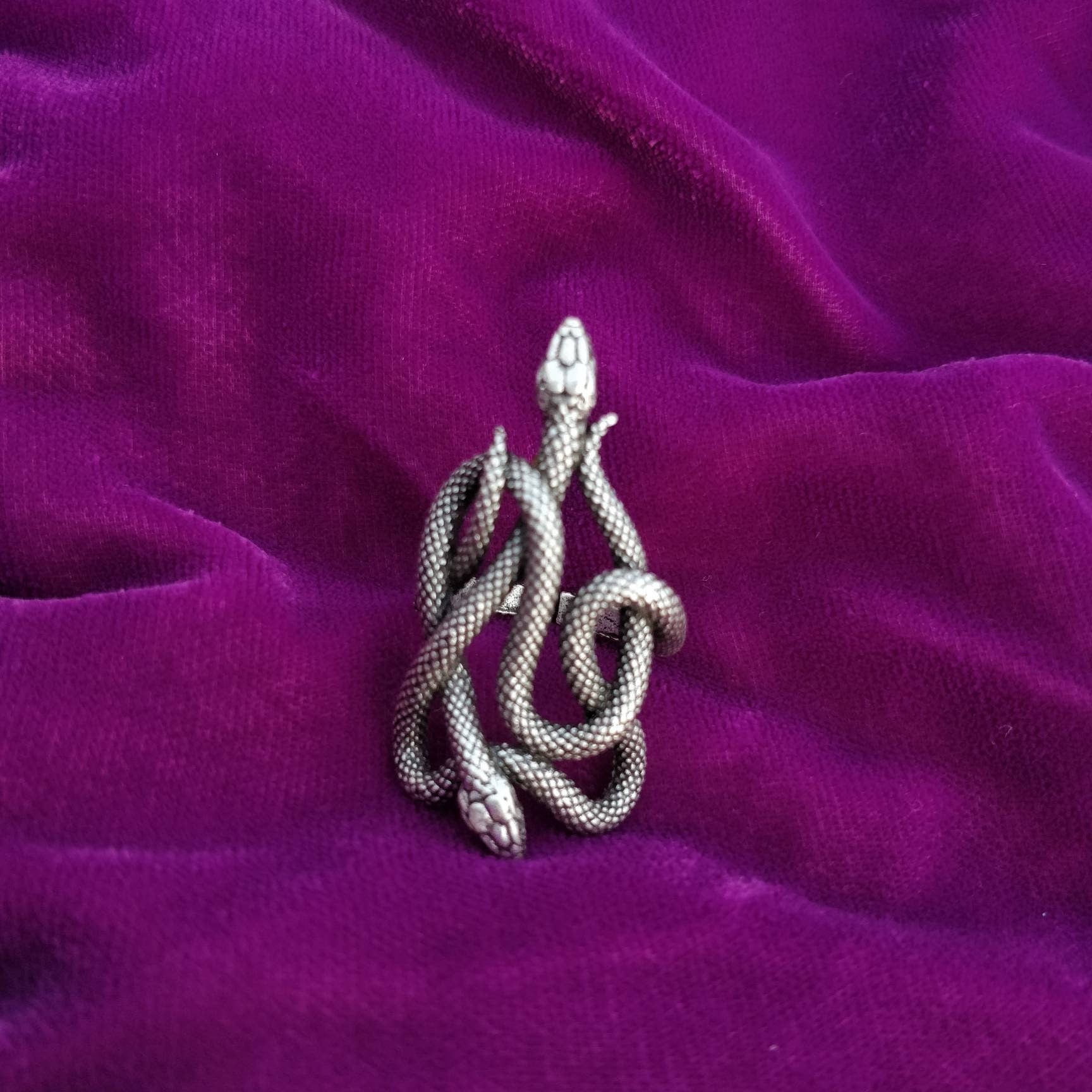 Entwined Snake Ring