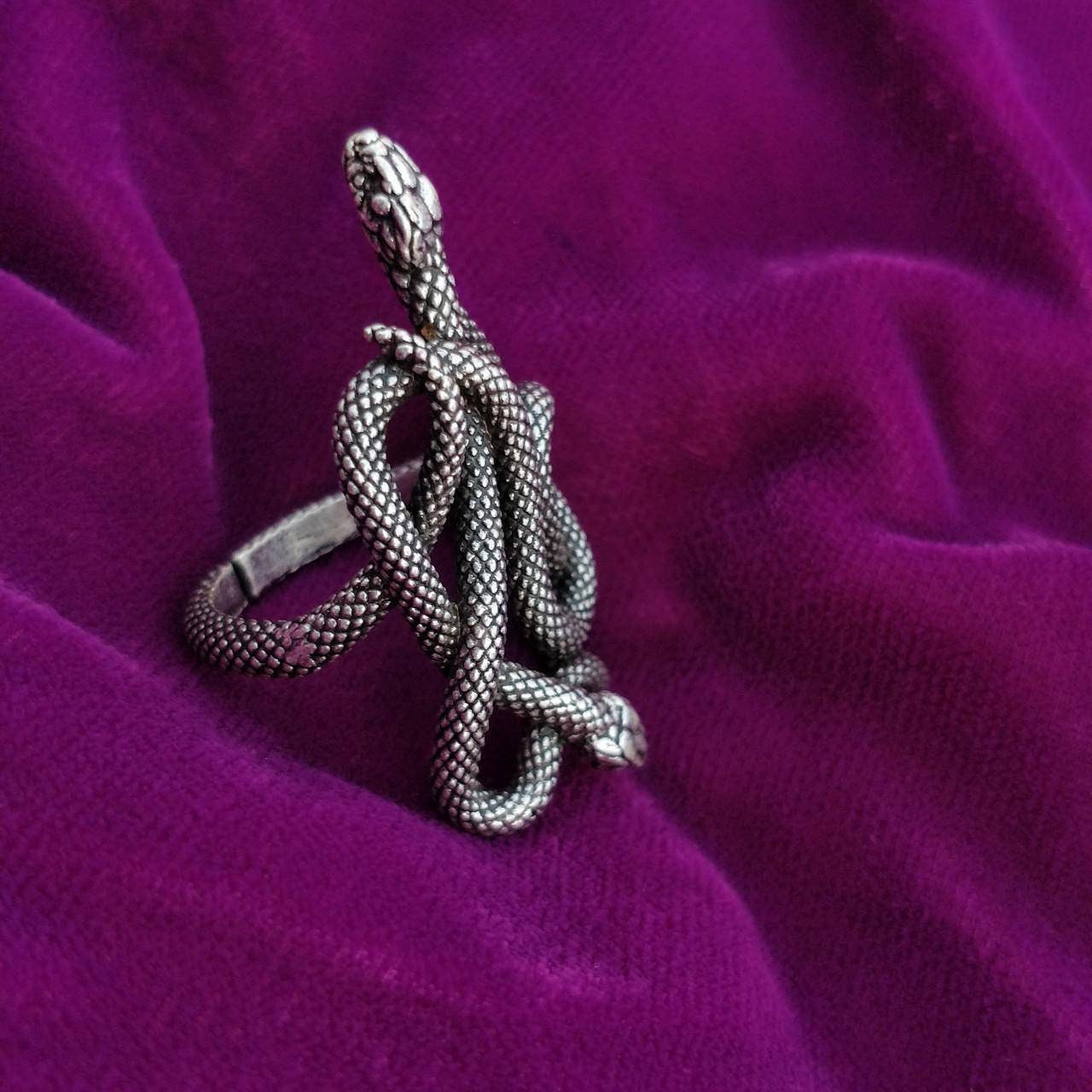Entwined Snake Ring