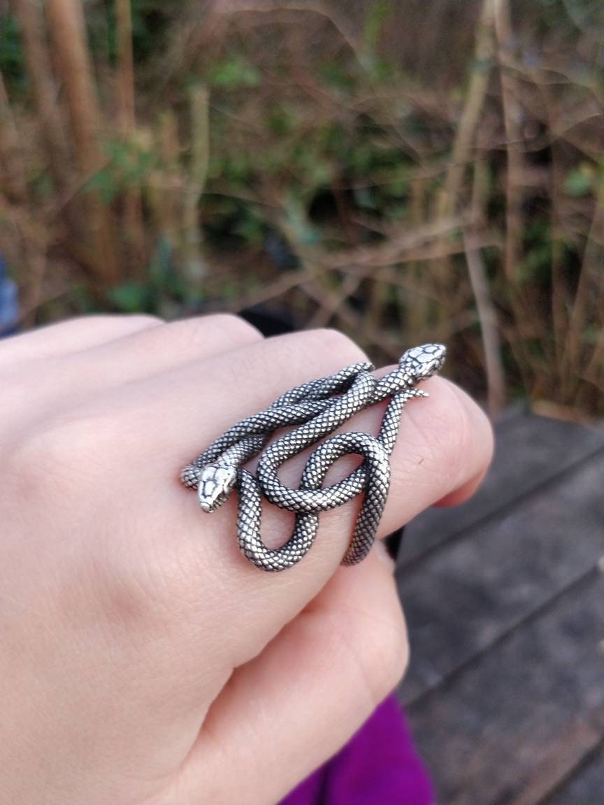 Entwined Snake Ring