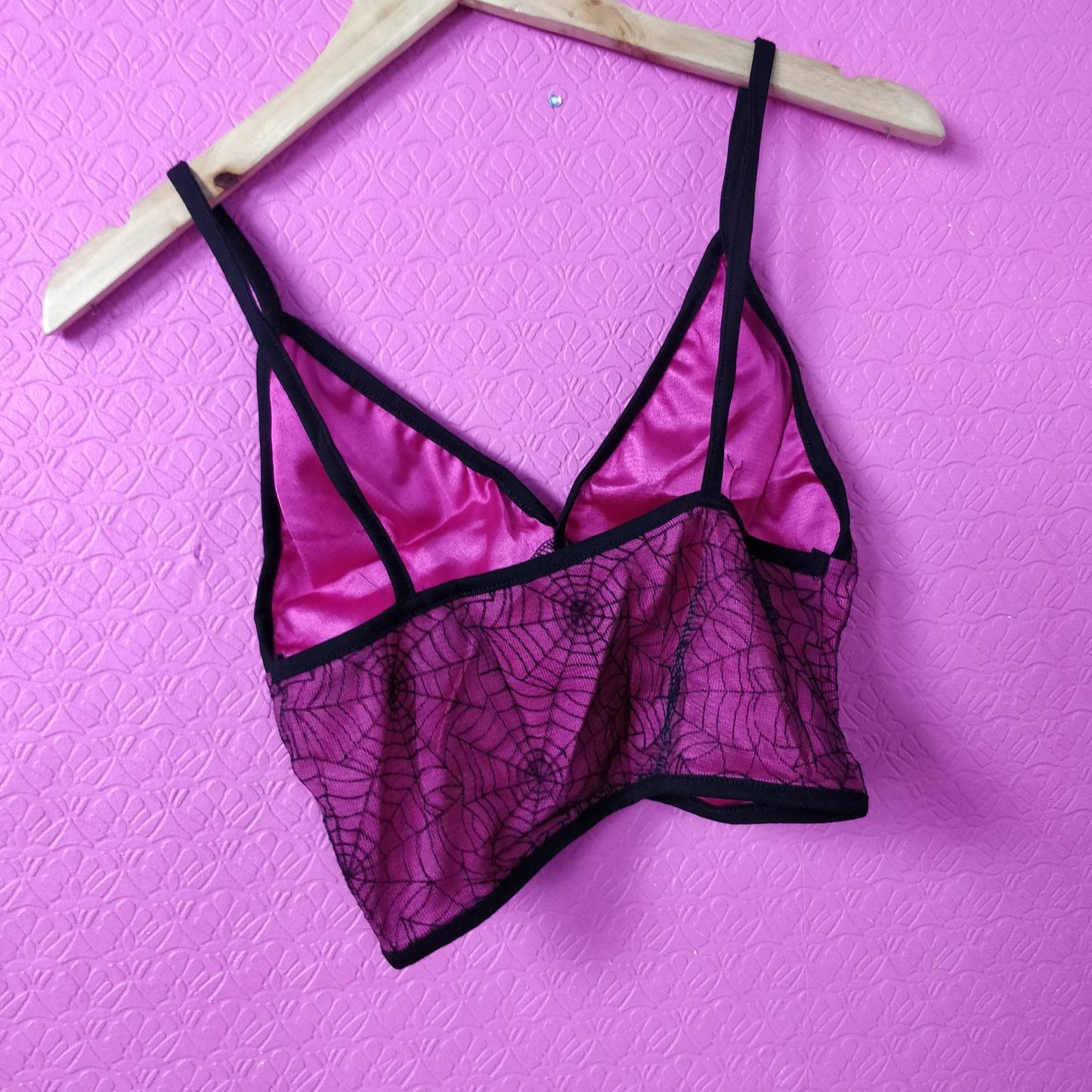 Goth Crop Top // neon// rave industrial retro 90s y2k raver Halloween party spiderweb cobweb lace