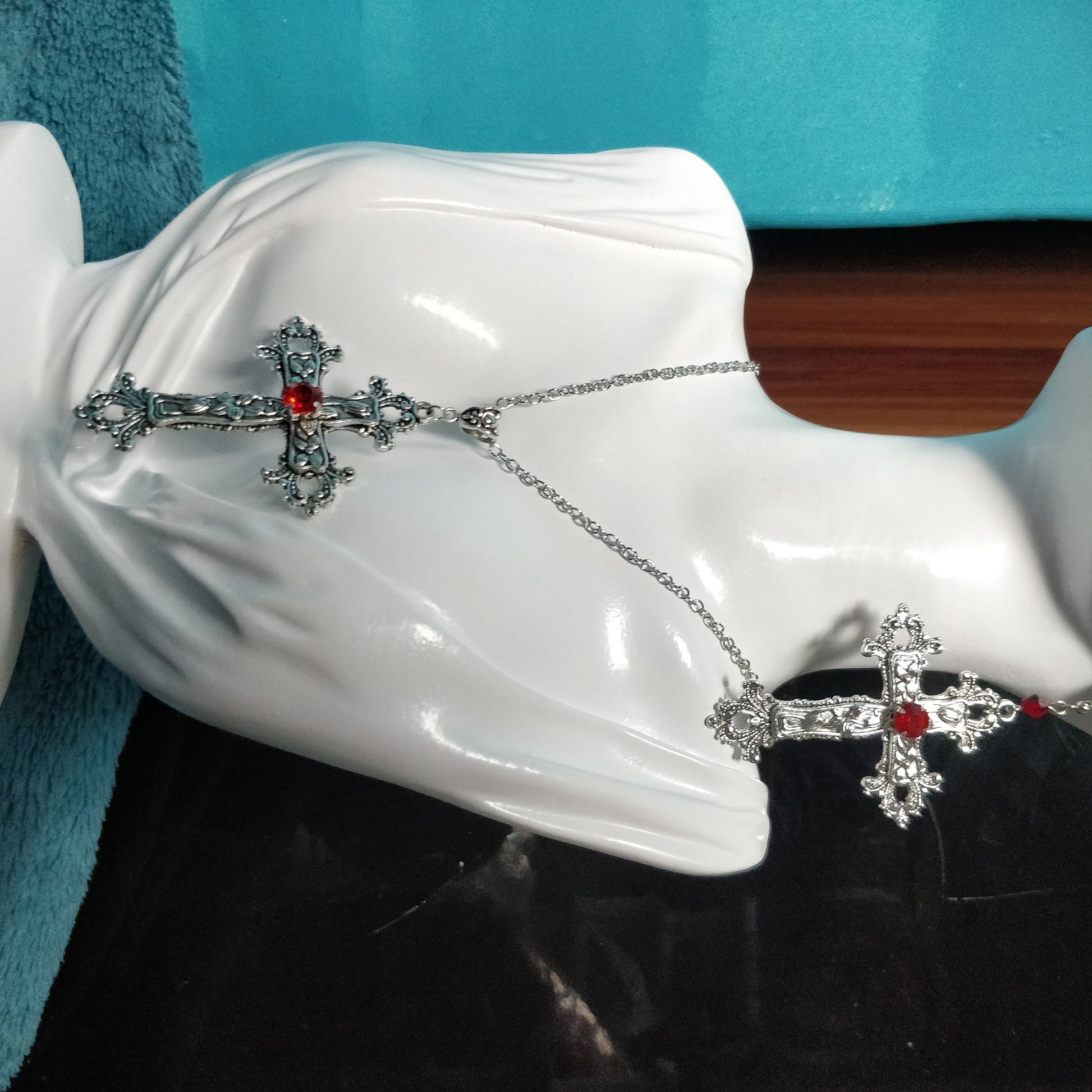Gothic Crucifix Earrings