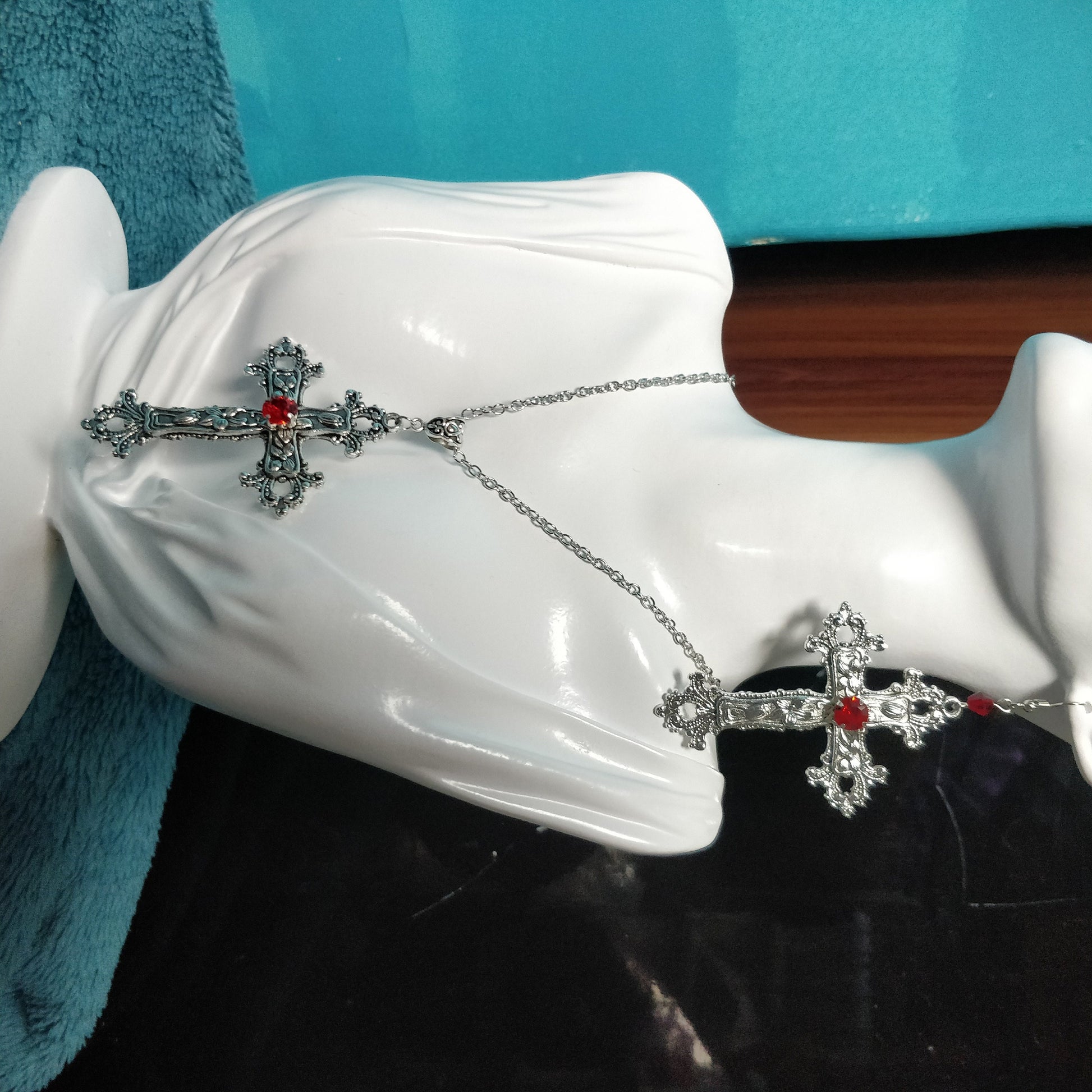 Gothic Crucifix Earrings