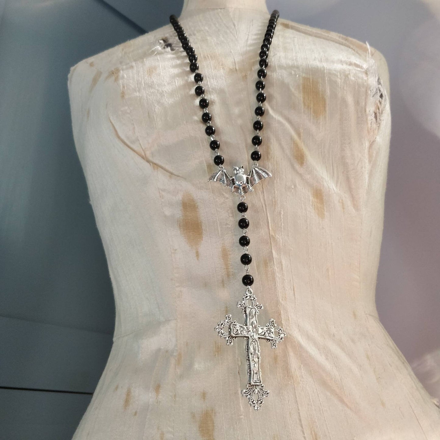 Gothic Rosary BIG BEAD VERSION/ Large