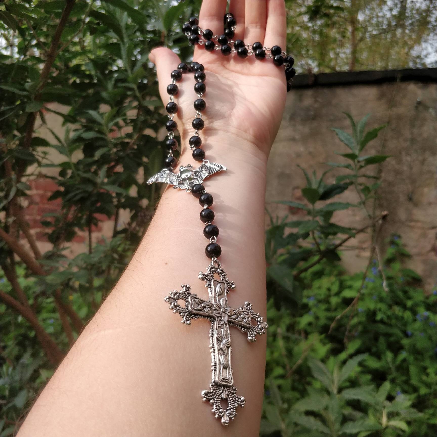 Gothic Rosary BIG BEAD VERSION/ Large