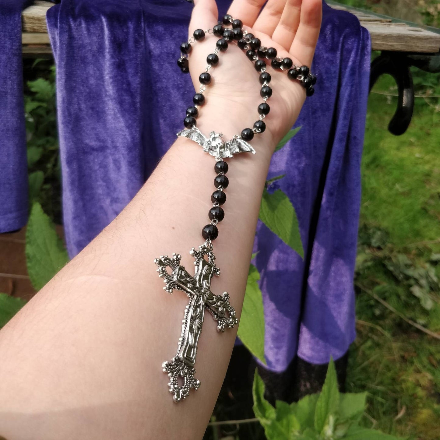 Gothic Rosary BIG BEAD VERSION/ Large