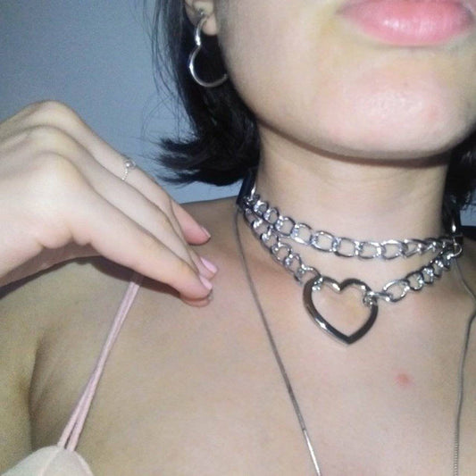 Heart Chain Choker