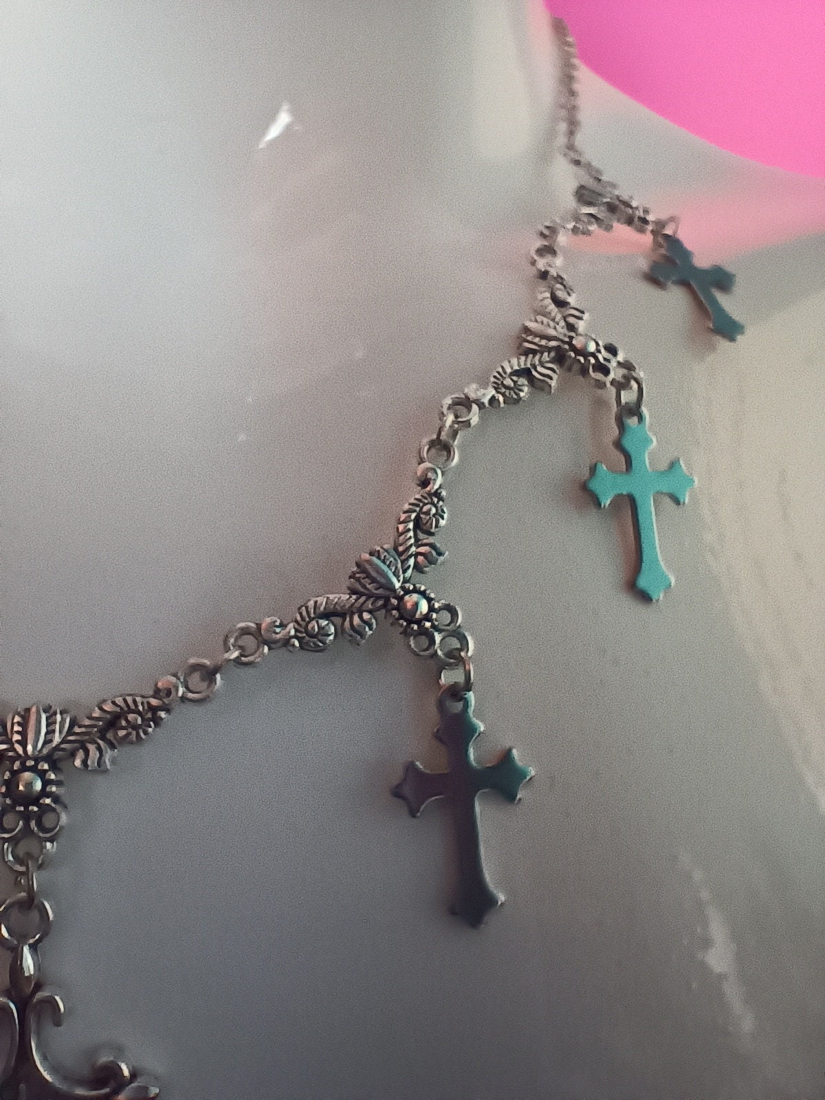Intricate Gothic Crucifix Necklace