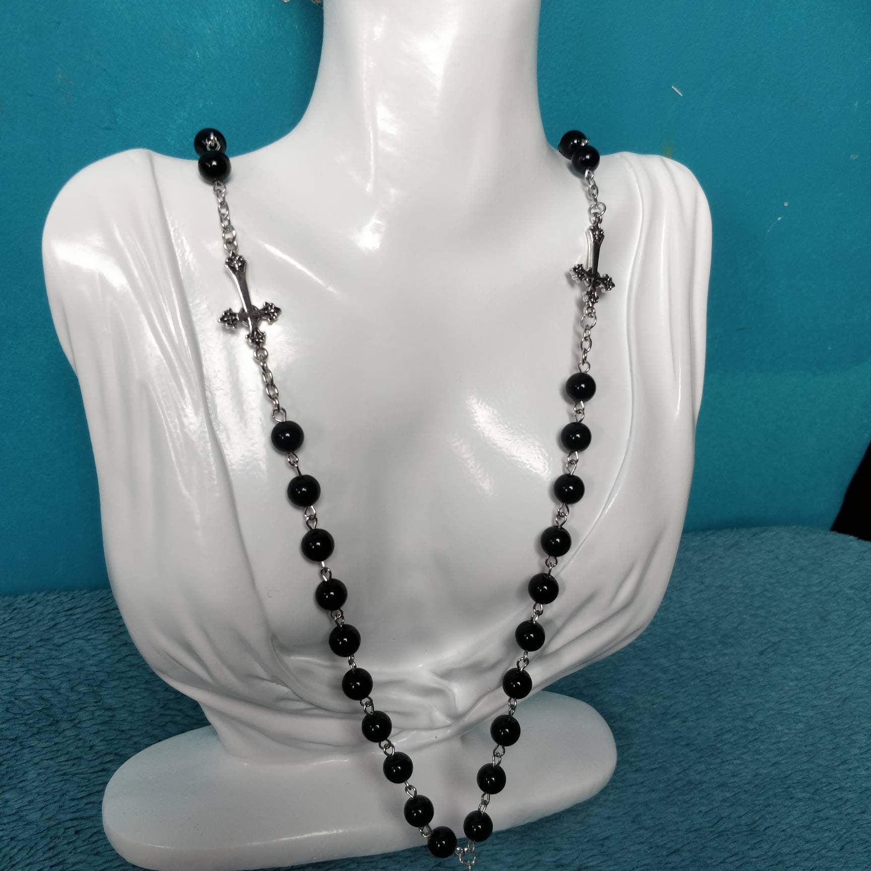 Inverted Crucifix Rosary