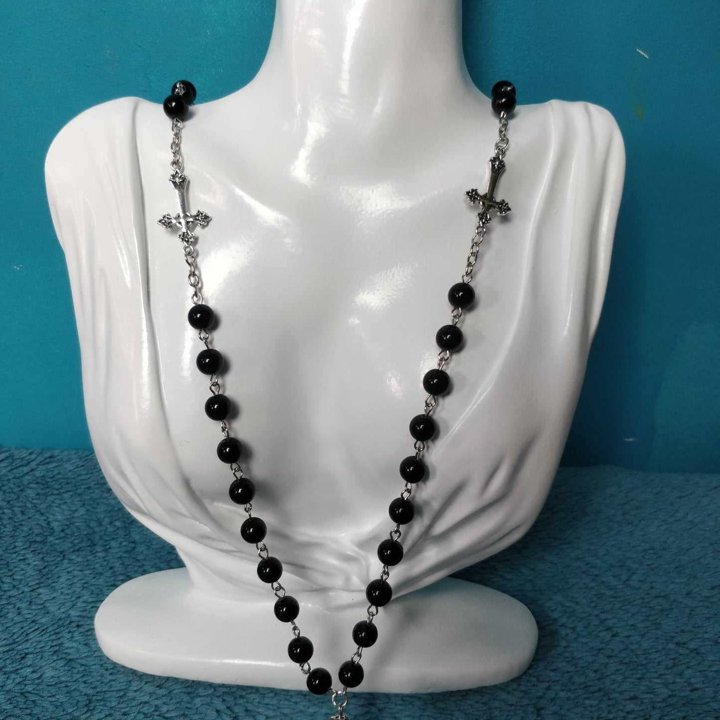 Inverted Crucifix Rosary