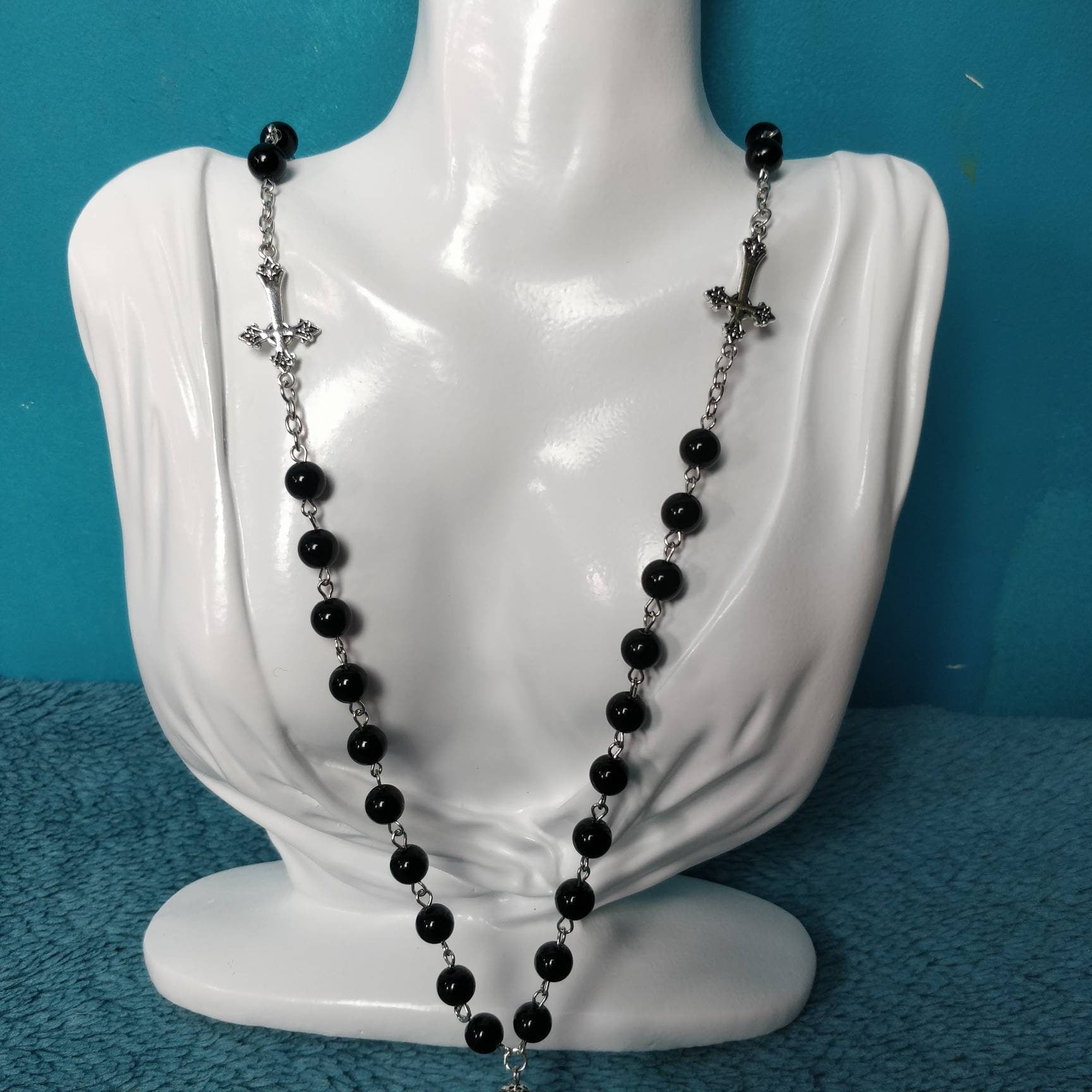 Inverted Crucifix Rosary