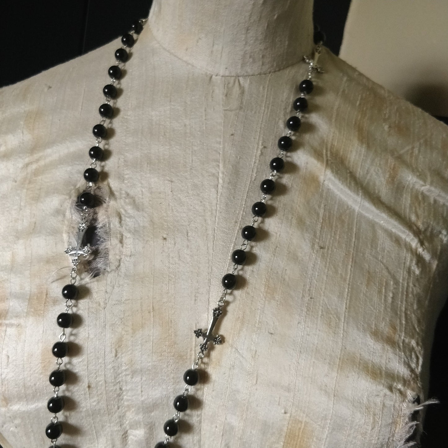 Inverted Crucifix Rosary