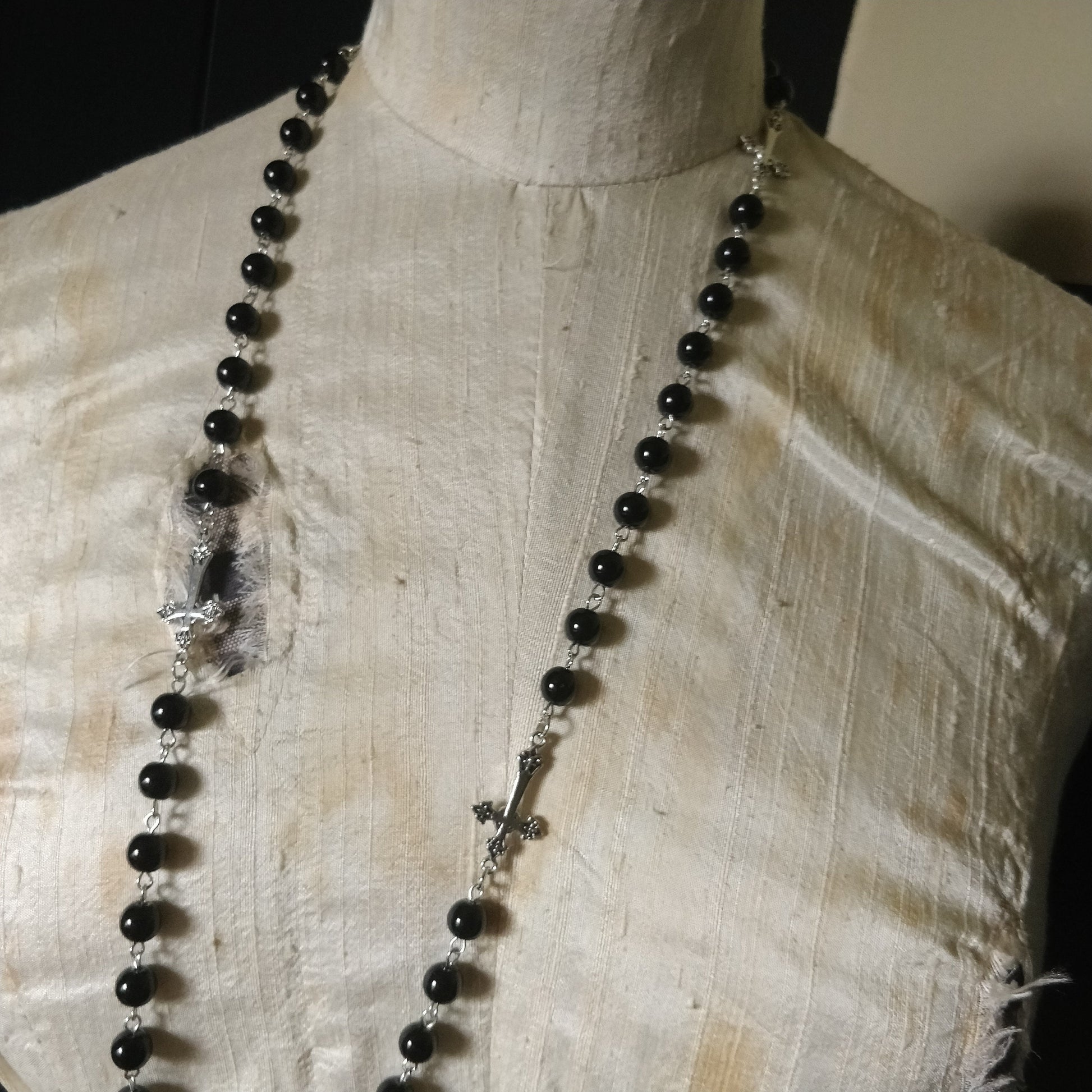 Inverted Crucifix Rosary