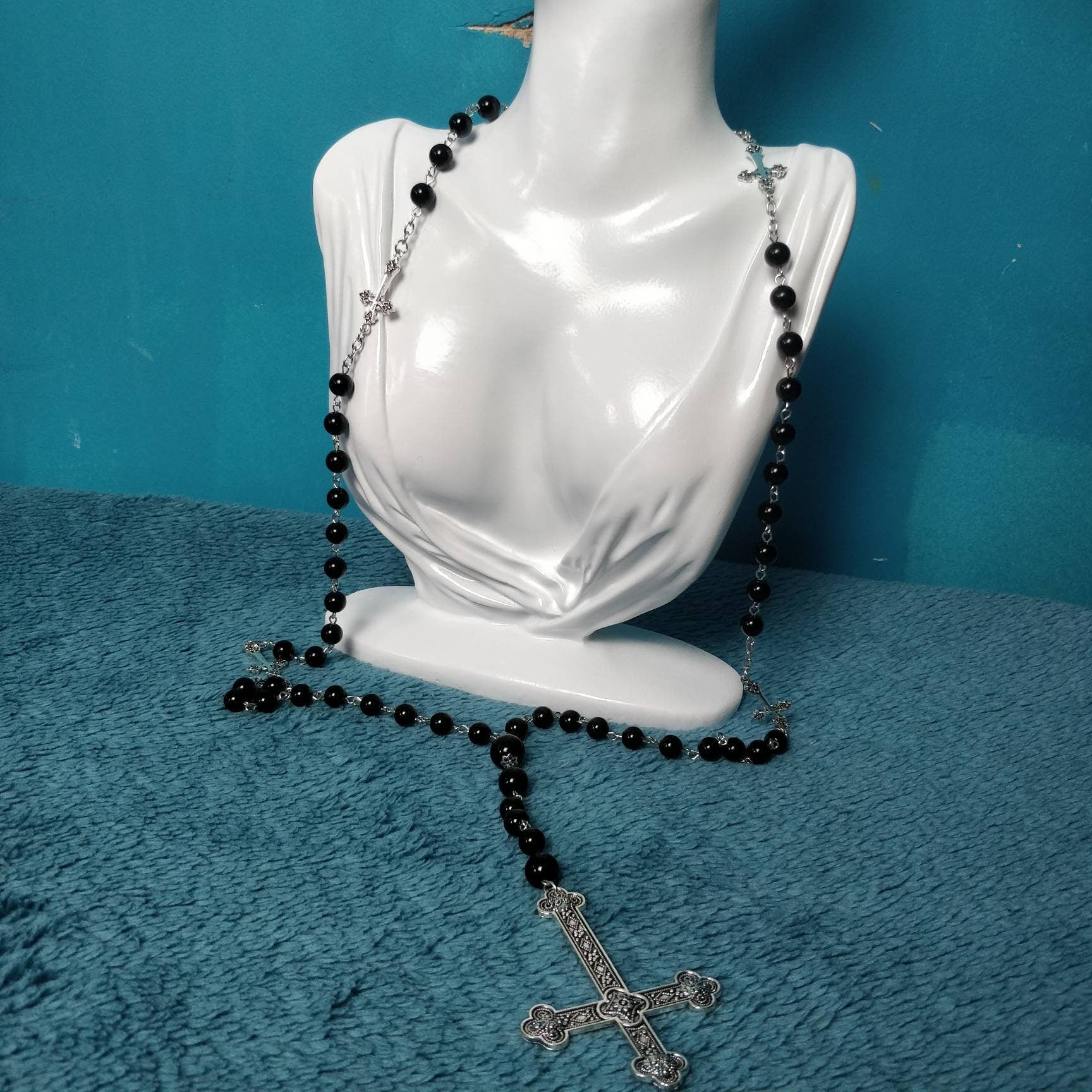 Inverted Crucifix Rosary