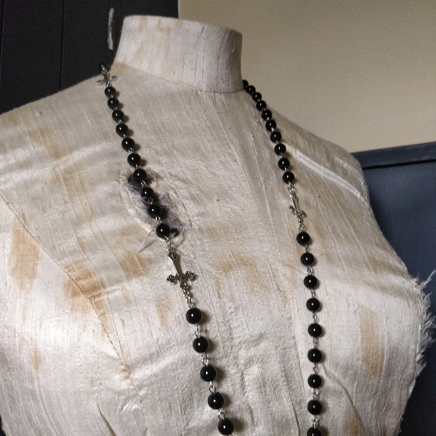 Inverted Crucifix Rosary