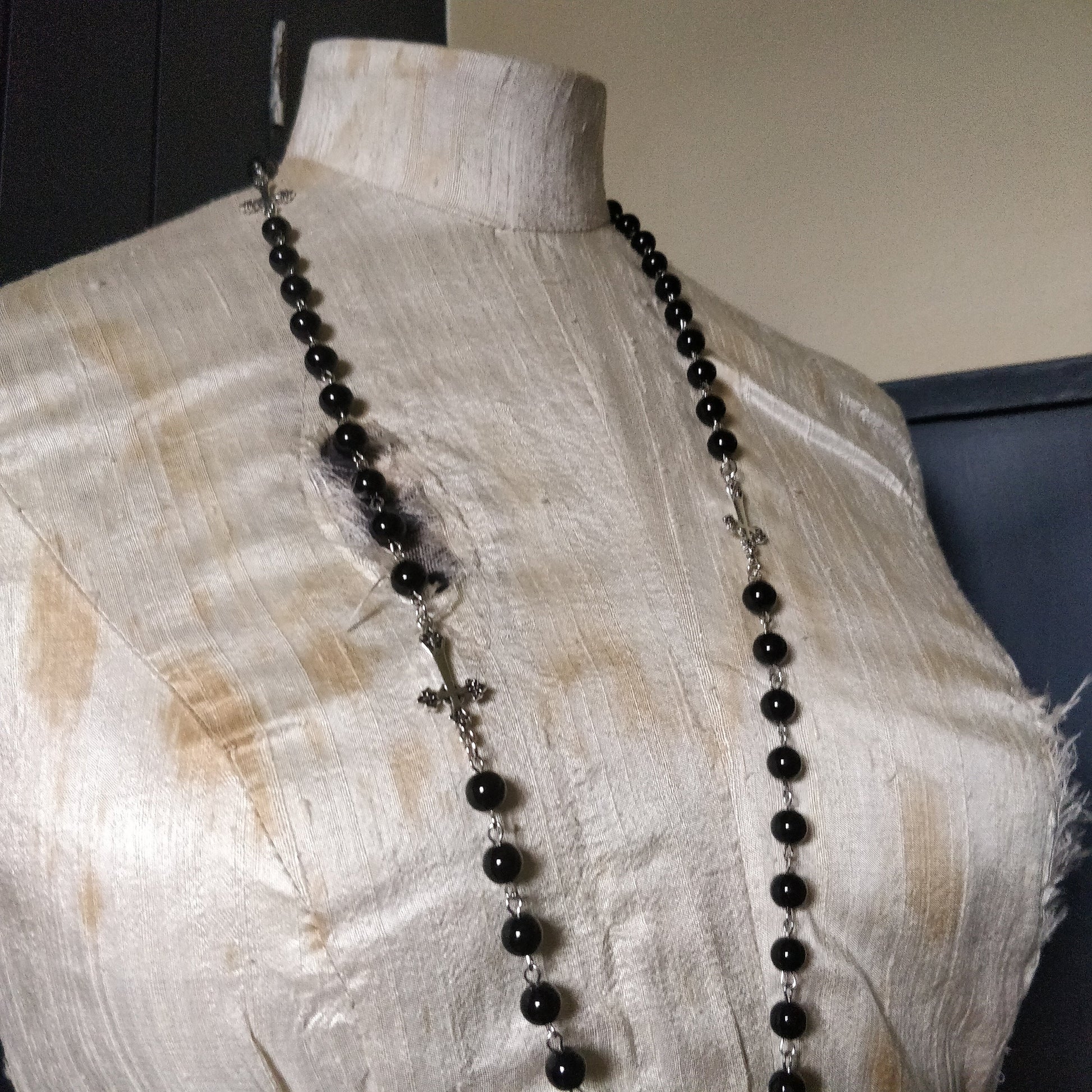 Inverted Crucifix Rosary